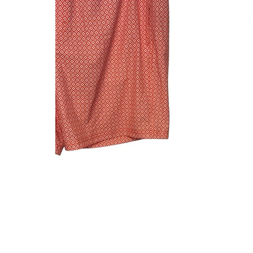 Elysian Men's Swim Shorts Floral‎ Drawstring Lined Beach Orange White Sz.XXL NWT